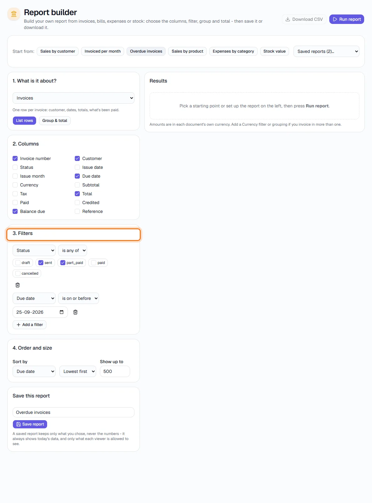 Report Builder - 3 · Filter