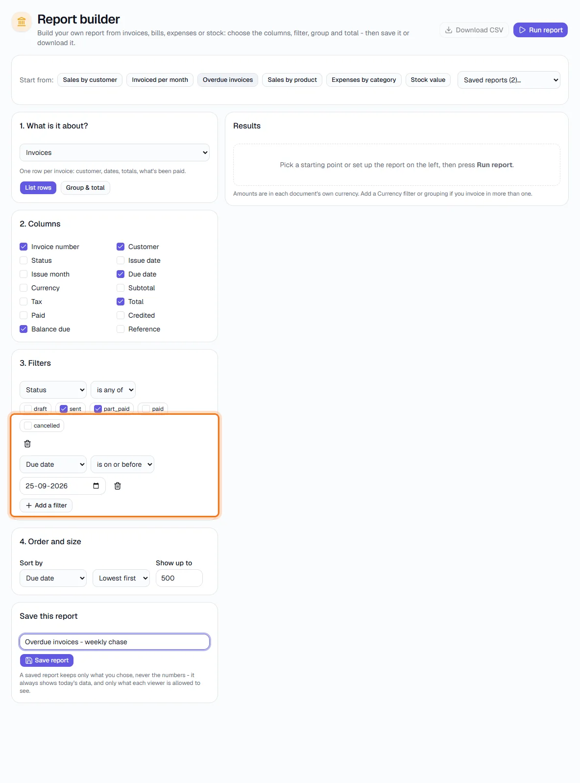 Report Builder - Save it